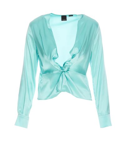 Pinko Baradero Silk Blouse - Pinko - Modalova