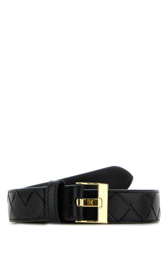 Black Leather Watch Belt - Bottega Veneta - Modalova