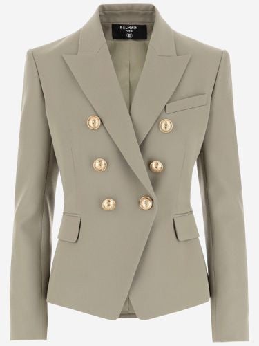 Balmain Wool Jacket - Balmain - Modalova