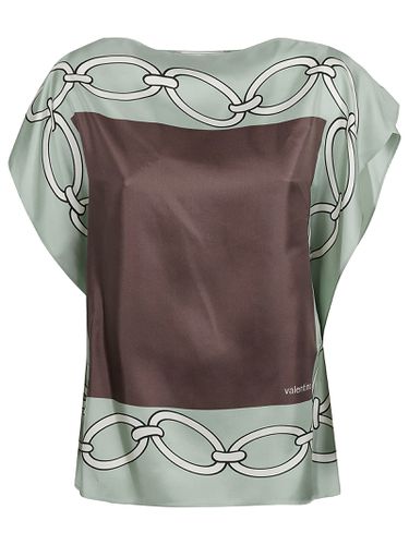 Valentino Pattern Twill Top - Valentino - Modalova