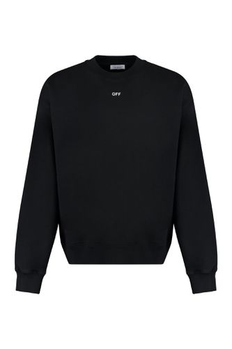 Cotton Crew-neck Sweatshirt - Off-White - Modalova