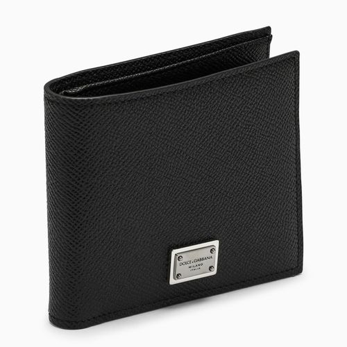Leather Bi-fold Wallet - Dolce & Gabbana - Modalova