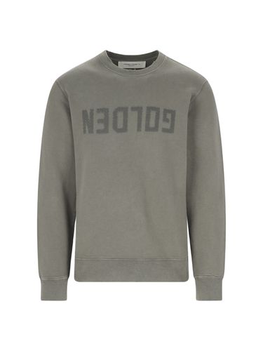 Logo Revers Crew Neck Sweatshirt - Golden Goose - Modalova