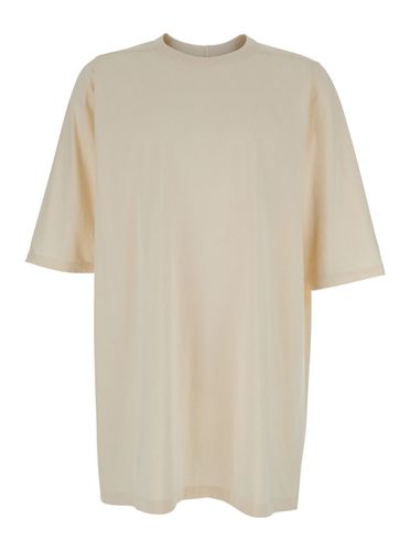 Jumbo Round Neck T-shirt In Cotton Man - Rick Owens - Modalova