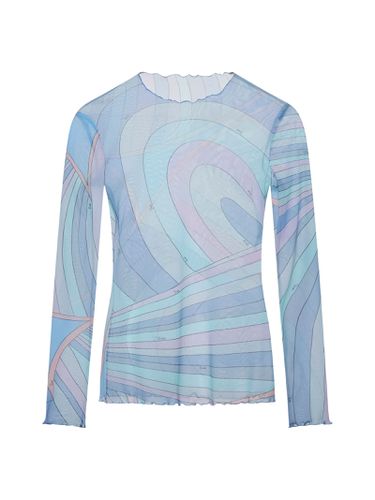 Pucci Tulle Long Sleeves T-shirt - Pucci - Modalova