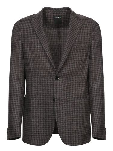 Black Wool And Cashmere Jacket - Zegna - Modalova