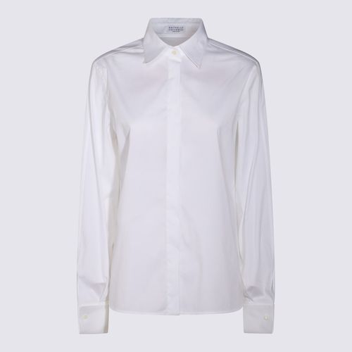 White Cotton Shirt - Brunello Cucinelli - Modalova