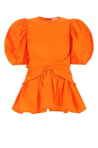 Orange Poplin Faith Top - Cecilie Bahnsen - Modalova