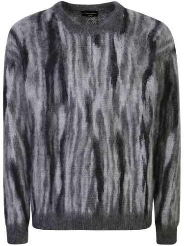 Animalier-jacquard Crewneck Sweater - Roberto Collina - Modalova