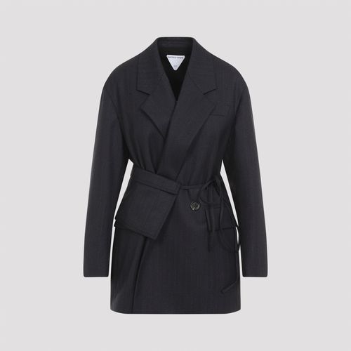 Bottega Veneta Stripe Wool Jacket - Bottega Veneta - Modalova