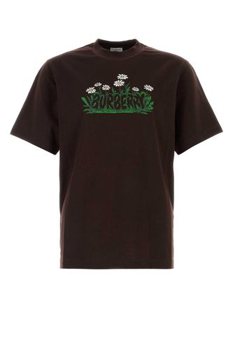 Burberry Brown Cotton T-shirt - Burberry - Modalova