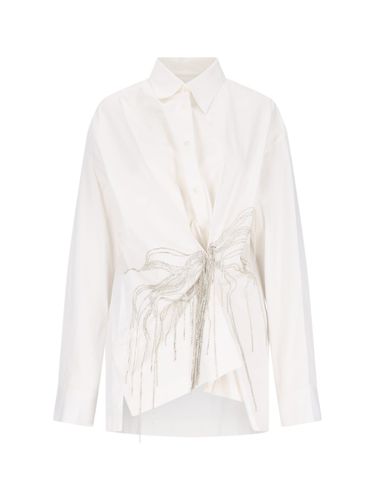 Fringe Embellished Oversized Shirt - Dries Van Noten - Modalova