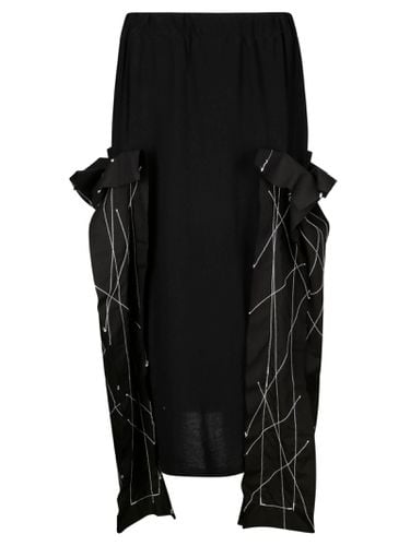 Combi Random Embroidery Skirt - Yohji Yamamoto - Modalova