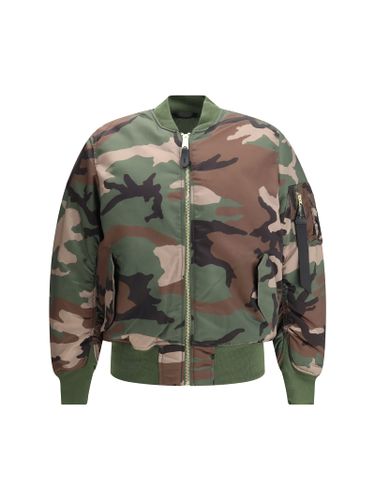 Ma-1 Base Camo Flight Bomber Jacket - Alpha Industries - Modalova