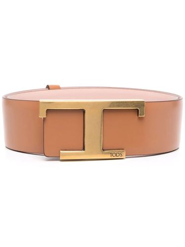 Tod's Brown Calf Leather Belt - Tod's - Modalova