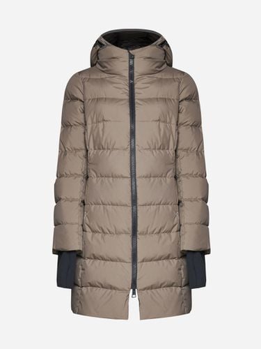 Hooded Quilted Nylon Down Parka Jacket - Herno - Modalova