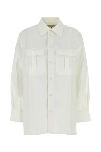 Marine Serre White Cotton Shirt - Marine Serre - Modalova