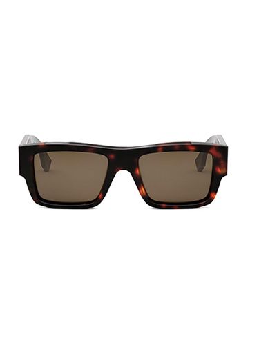 Rectangular Frame Sunglasses - Fendi Eyewear - Modalova