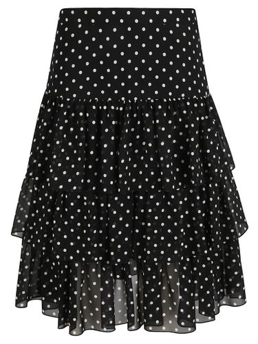 Polka Dot Flare Skirt - Valentino Garavani - Modalova
