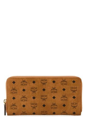 MCM Printed Canvas Aren Wallet - MCM - Modalova