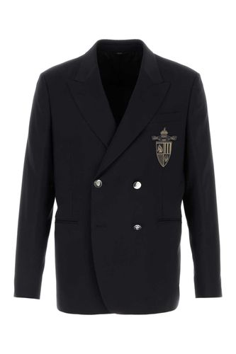 Fendi Midnight Blue Wool Blazer - Fendi - Modalova