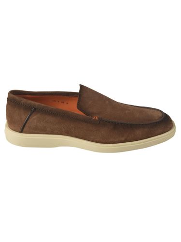 Santoni Slip-on Plain Loafers - Santoni - Modalova