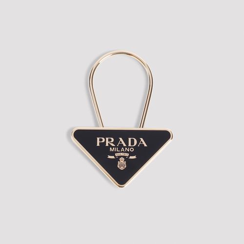 Prada Steel Keyring - Prada - Modalova