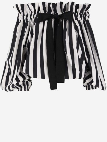 Patou Striped Cotton Crop Top - Patou - Modalova