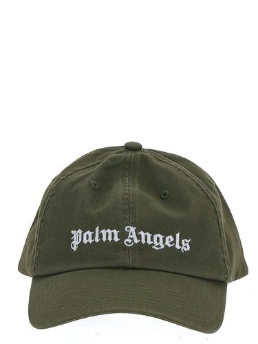 Palm Angels Logo Embroidery Cap - Palm Angels - Modalova