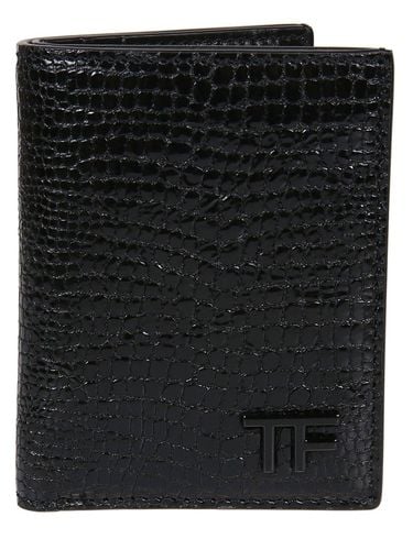 Tom Ford Tf Plaque Bi-fold Wallet - Tom Ford - Modalova