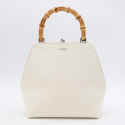 White Leather Shoulder Bag - Jil Sander - Modalova