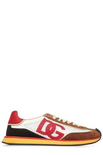 Logo Printed Low-top Sneakers - Dolce & Gabbana - Modalova