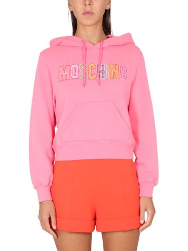 Moschino Hoodie With Logo - Moschino - Modalova