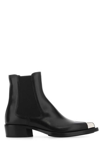 Black Leather Ankle Boots - Alexander McQueen - Modalova