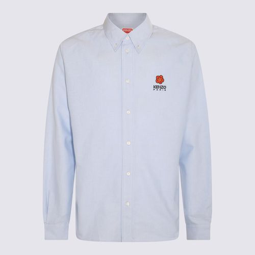 Kenzo Light Blue Cotton Shirt - Kenzo - Modalova