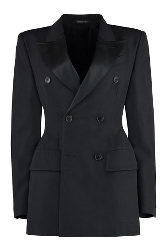 Double-breasted Wool Blazer - Balenciaga - Modalova