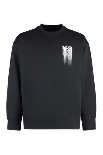 Y-3 Cotton Crew-neck Sweatshirt - Y-3 - Modalova