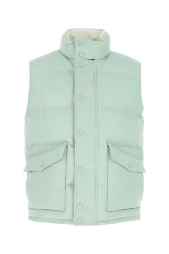Sea Green Polyester Sleeveless Padded Jacket - Alexander McQueen - Modalova