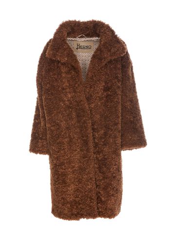 Herno Curly Faux Fur Coat - Herno - Modalova