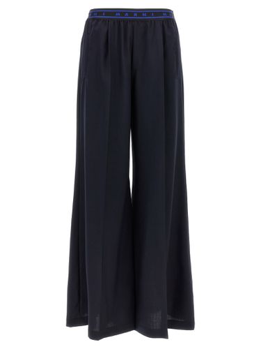 Marni Logo Trousers - Marni - Modalova