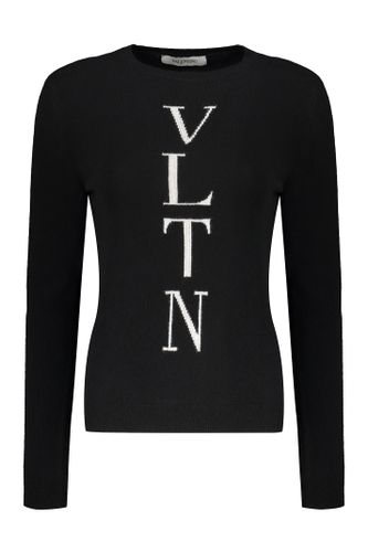 Long Sleeve Crew-neck Sweater - Valentino Garavani - Modalova