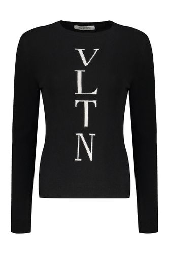 Long Sleeve Crew-neck Sweater - Valentino - Modalova