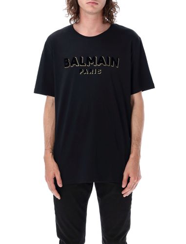 Balmain T-shirt Logo Gold - Balmain - Modalova