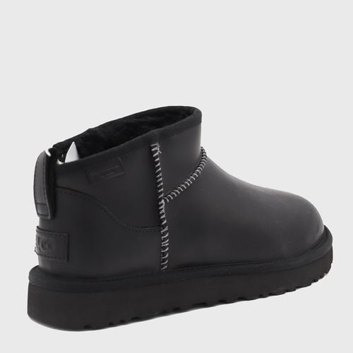 UGG Black Leather Ultra Mini Boots - UGG - Modalova