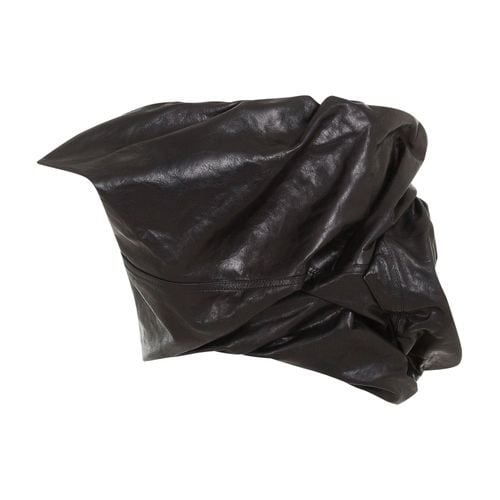 Draped Bustier Leather Top - Rick Owens - Modalova