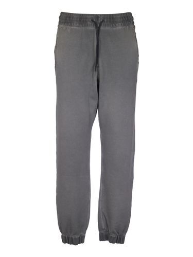 Drawstring Waist Ribbed Track Pants - MSGM - Modalova