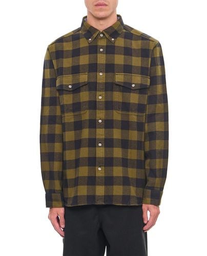 Checked Pattern Flannel Shirt - Woolrich - Modalova