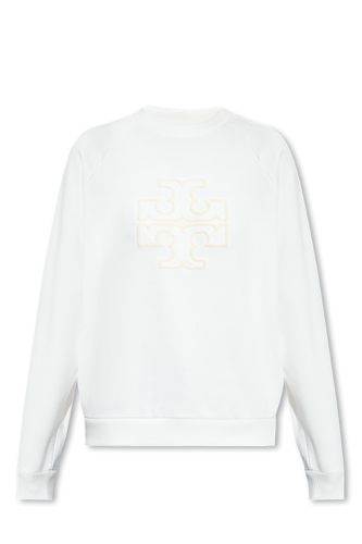 Cotton Sweatshirt With Logo - Tory Burch - Modalova
