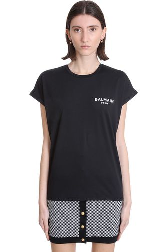 Balmain T-shirt In Black Cotton - Balmain - Modalova