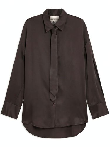 SEMICOUTURE Envers Satin Shirt - SEMICOUTURE - Modalova